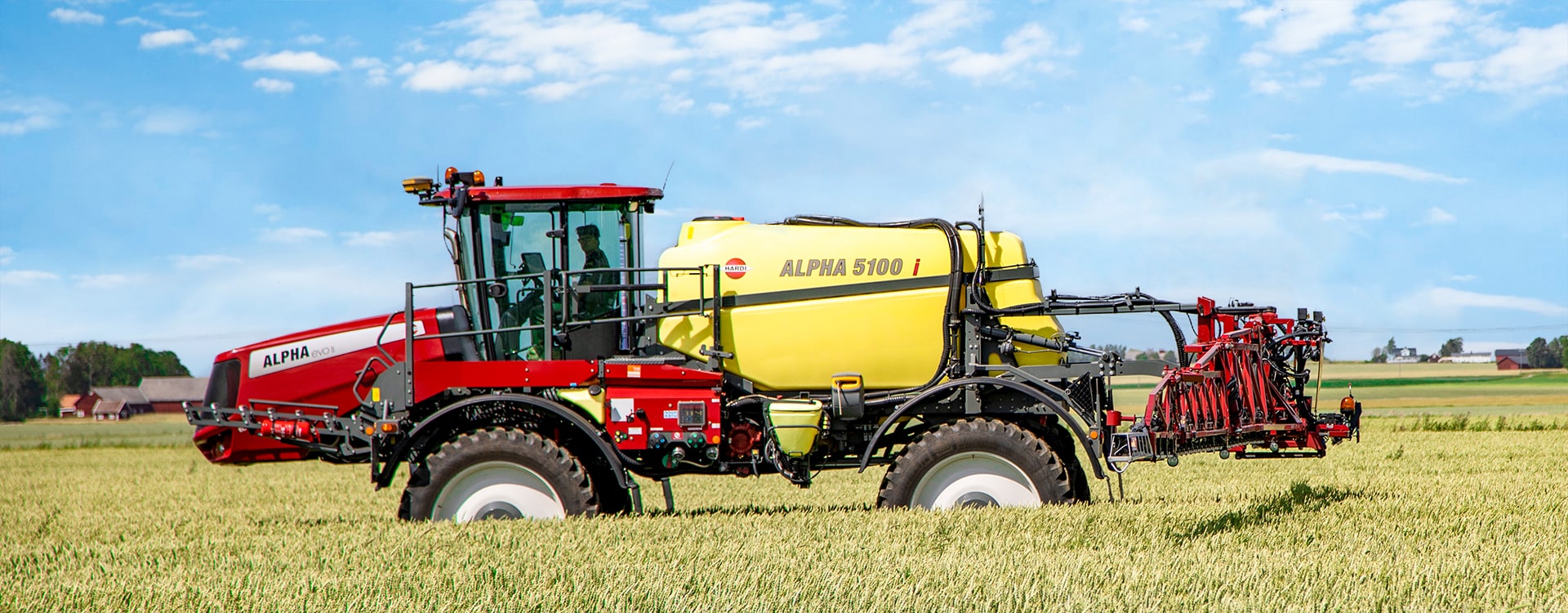 Zelfrijdende veldspuiten