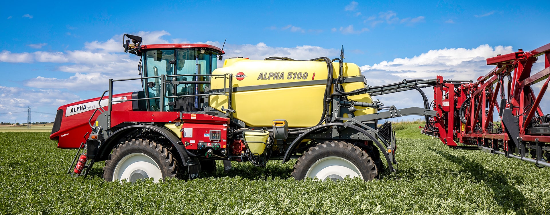 Zelfrijdende veldspuiten