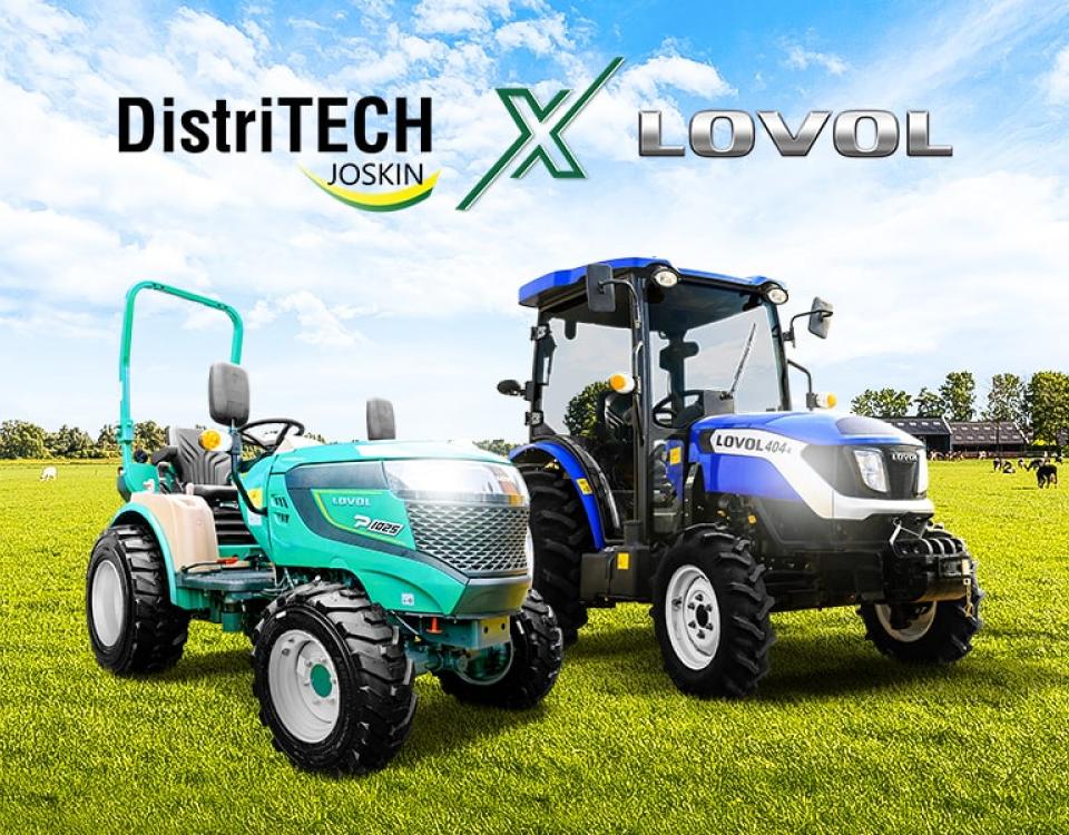 Début de la distribution des tracteurs LOVOL 