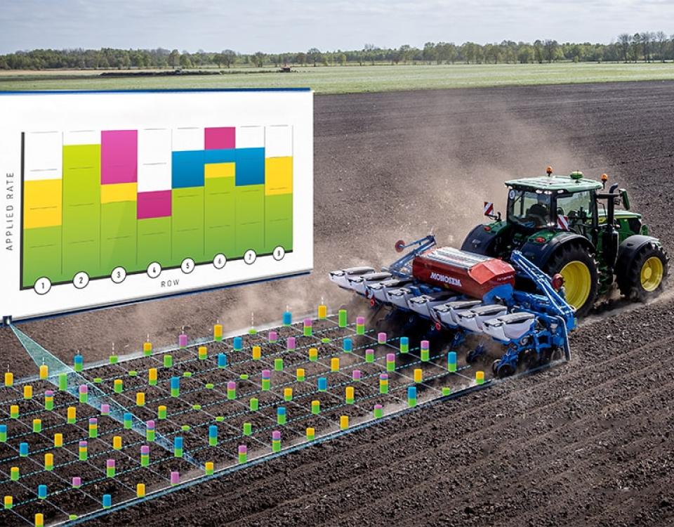 Monosem QuadRate Pro : ce qu’il faut de semences, fertis et phytos là où il faut